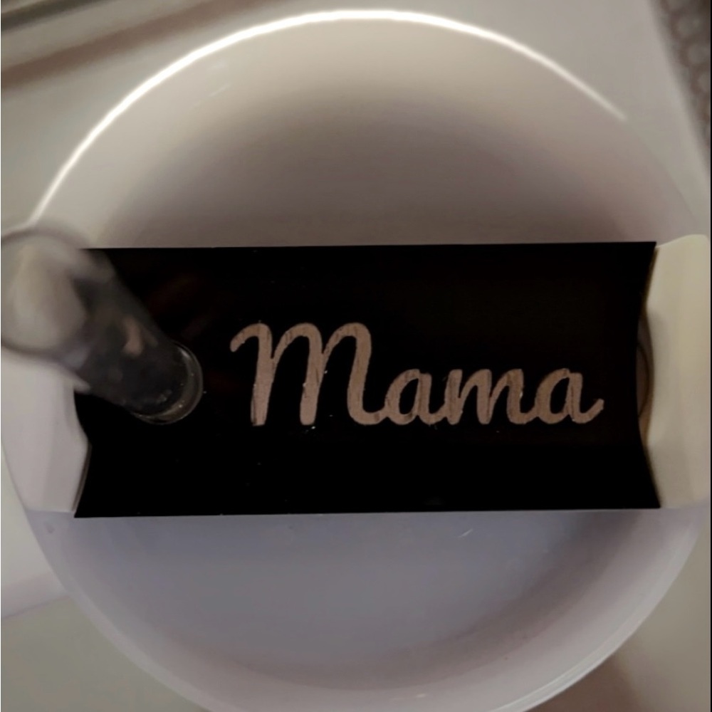 Black and White 'Mama' Stanley tag